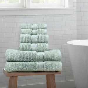 550 GSM 6 Piece Towels Set - Olive Green