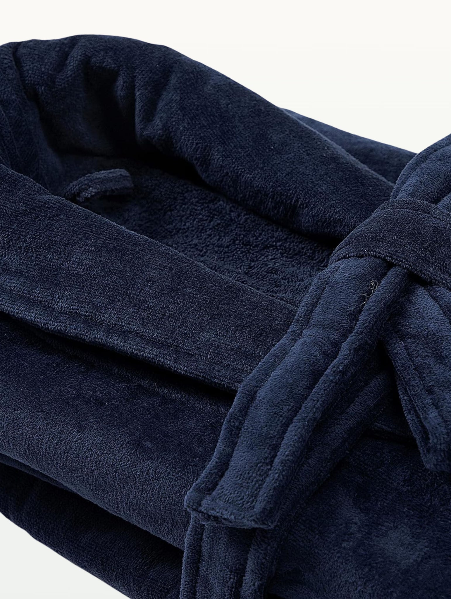 Plush Soft Unisex Terry Cotton Bathrobe (Blue)