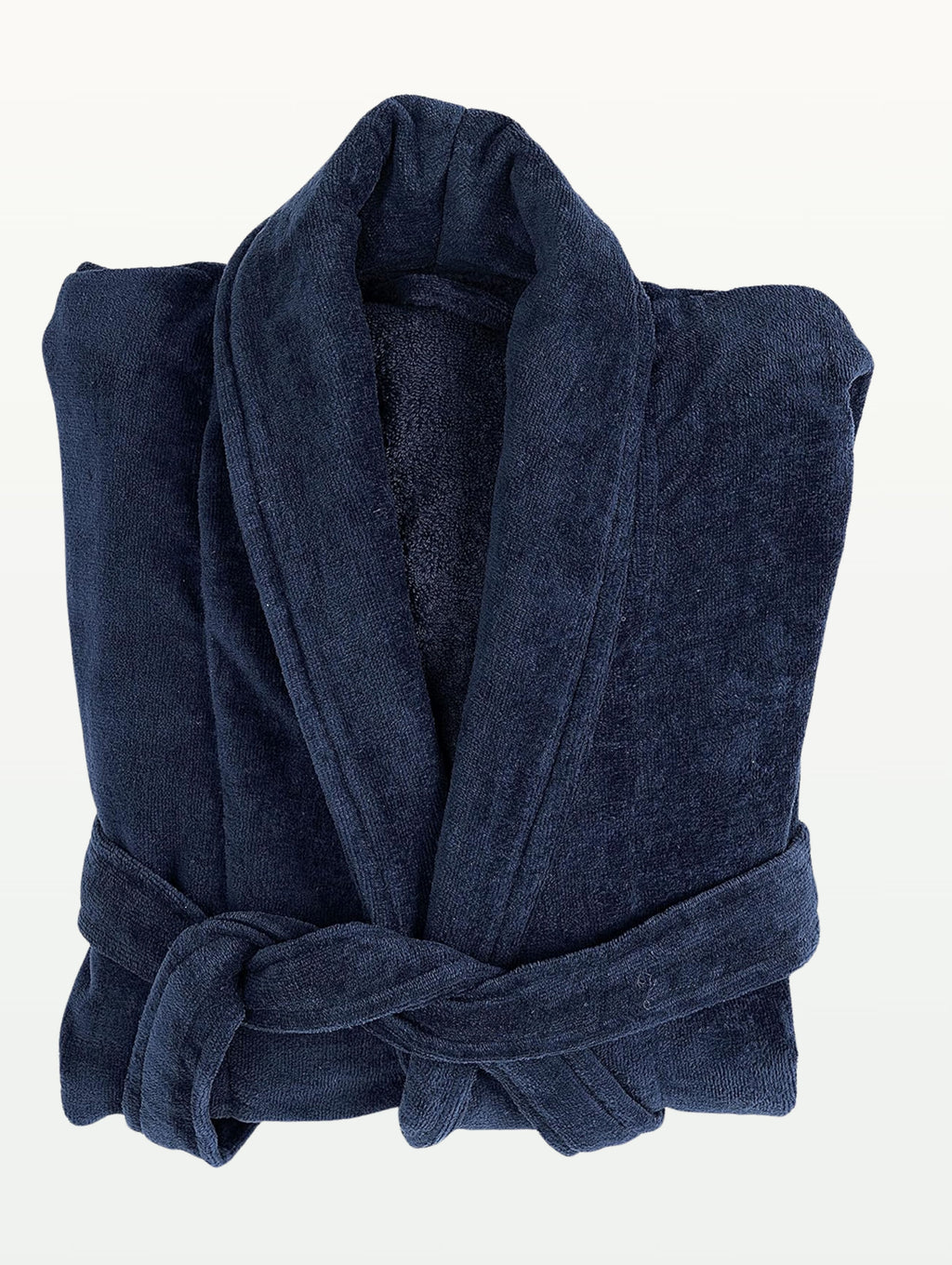 Plush Soft Unisex Terry Cotton Bathrobe (Blue)