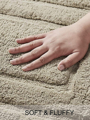 Soft Plush 2800 GSM - 2 Piece Bathroom Rug Set (Mauve)