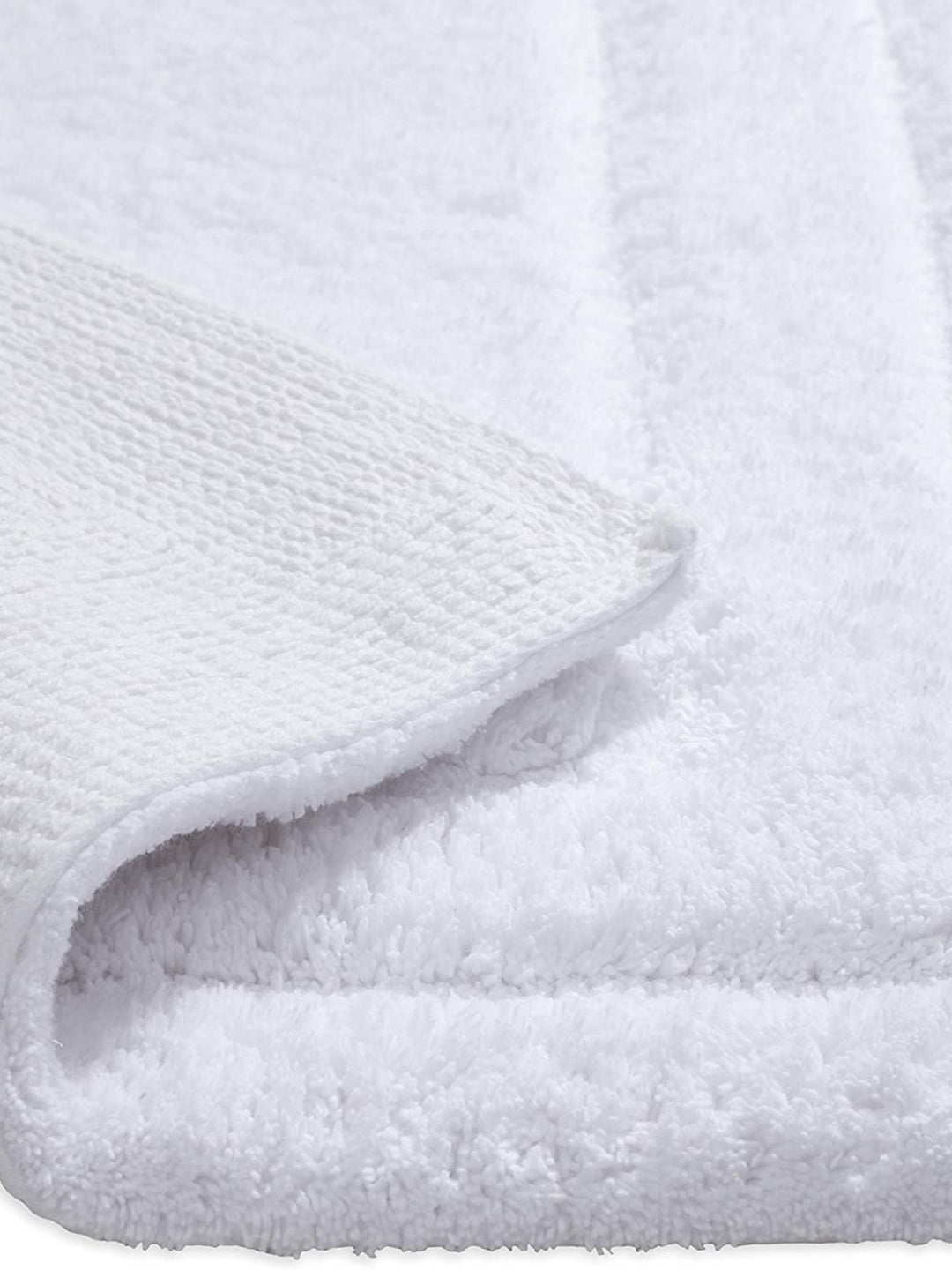 Soft Plush 2800 GSM - 2 Piece Bathroom Rug Set (White)