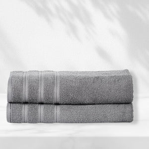 501 GSM 2 Piece Bath Sheet Set - Grey