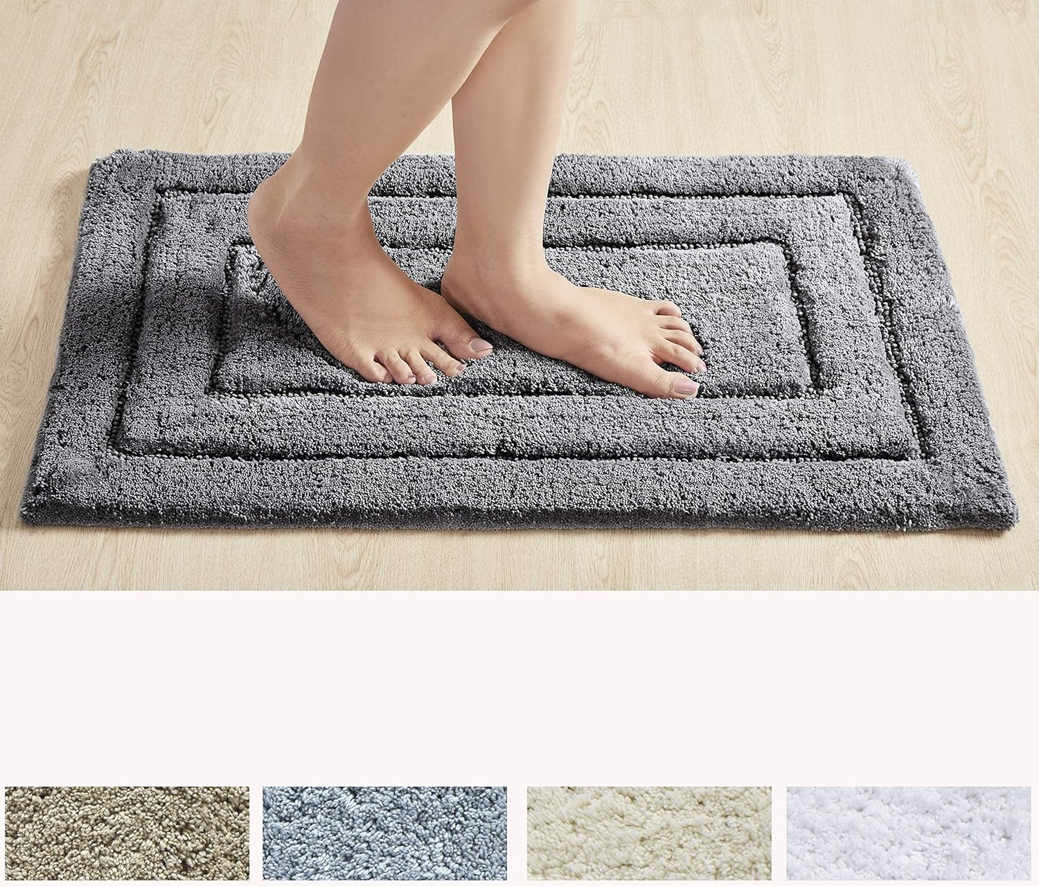 Soft Plush 2800 GSM - 2 Piece Bathroom Rug Set (Teal)