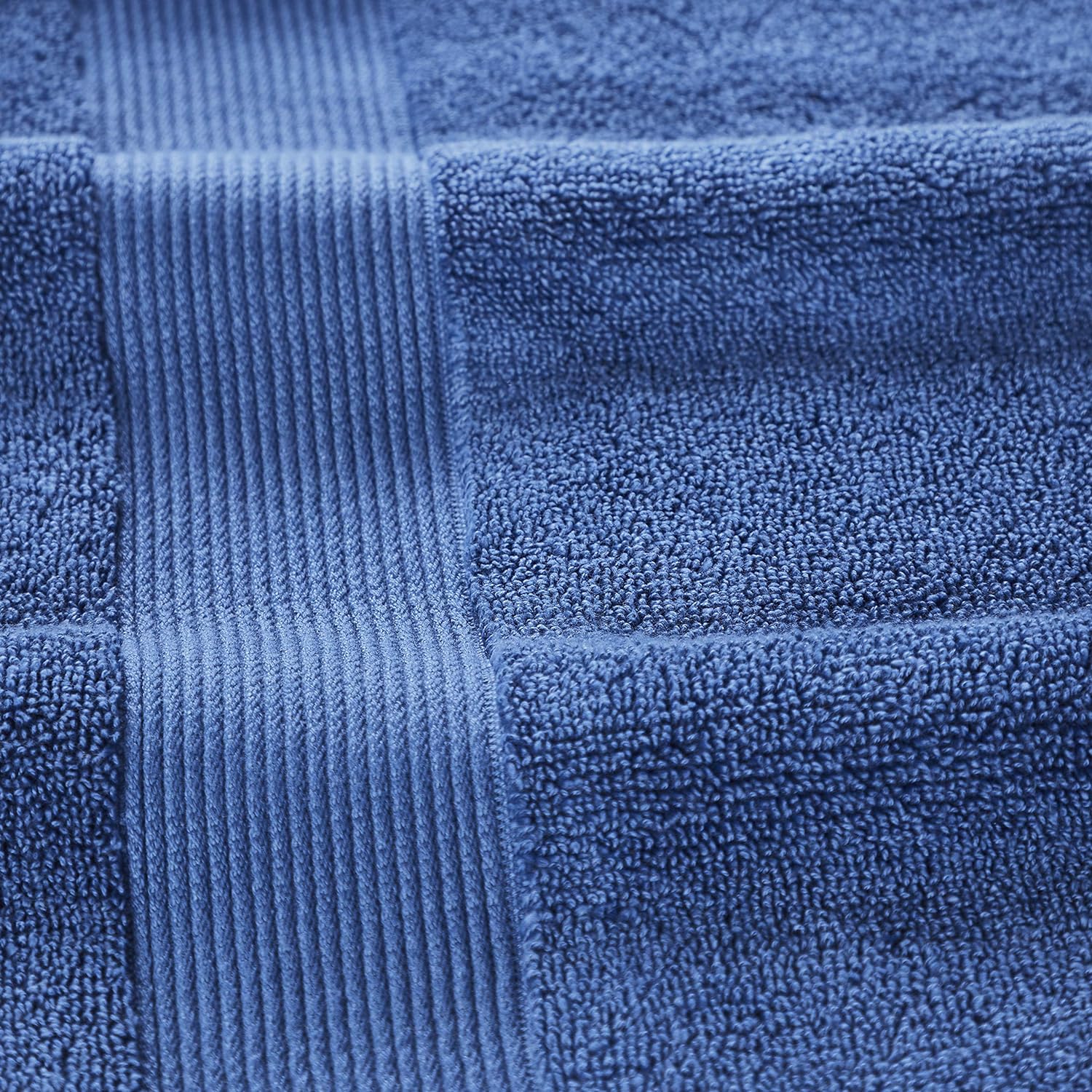 703 GSM 6 Piece Towels Set - Navy