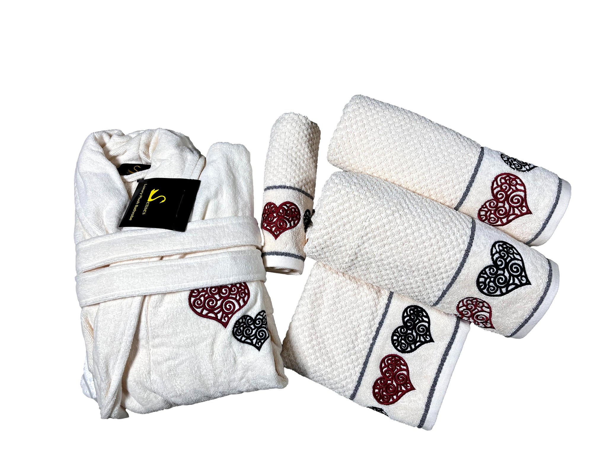 Heart Embroidery Gift Set