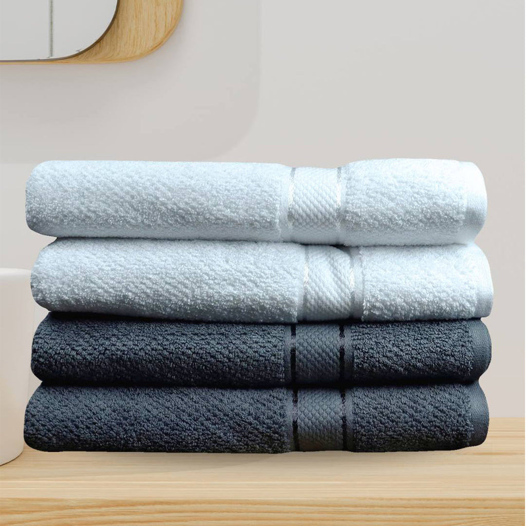 SENSES by Riba 550 GSM 4 Piece Bath Towel Set. 