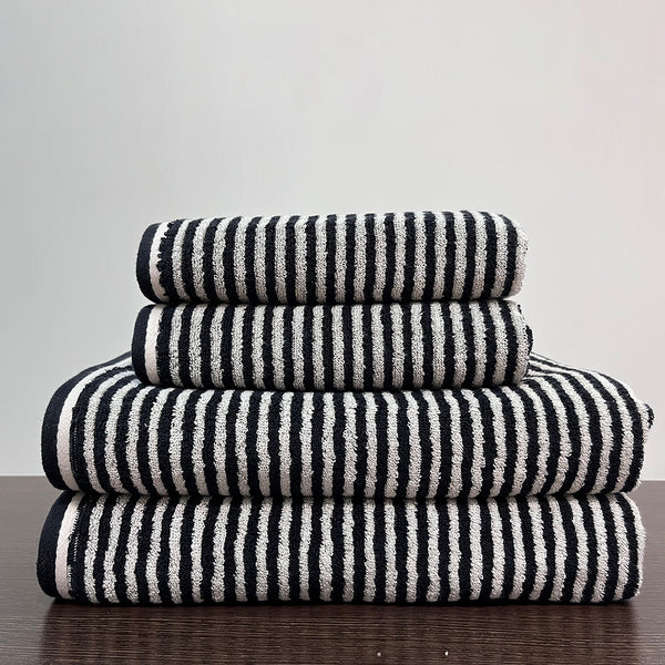 HS Stripe 4 Piece Towel Set