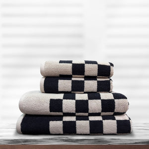 Checker Board 4 Piece Towel Set