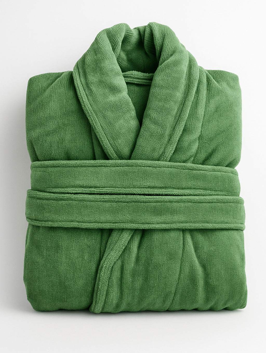 Plush Soft Unisex Terry Cotton Bathrobe (Green)