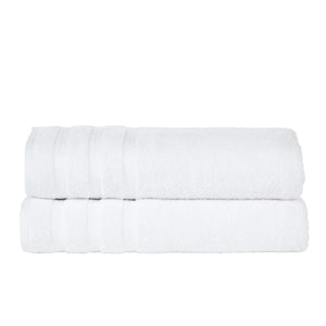 501 GSM 2 Piece Bath Sheet Set - White