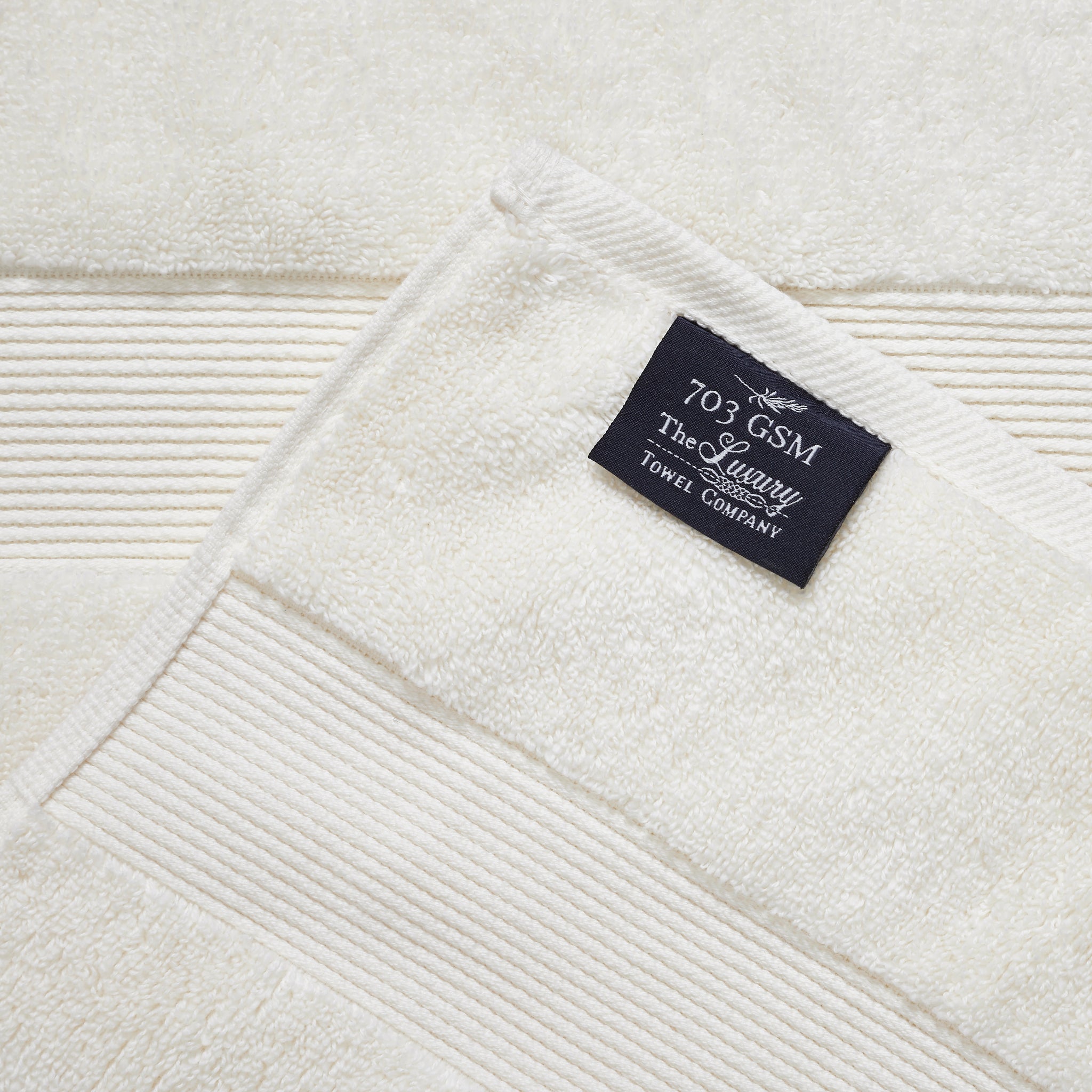 703 GSM 6 Piece Towels Set - Ivory