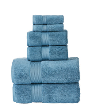 703 GSM 6 Piece Towels Set - Teal