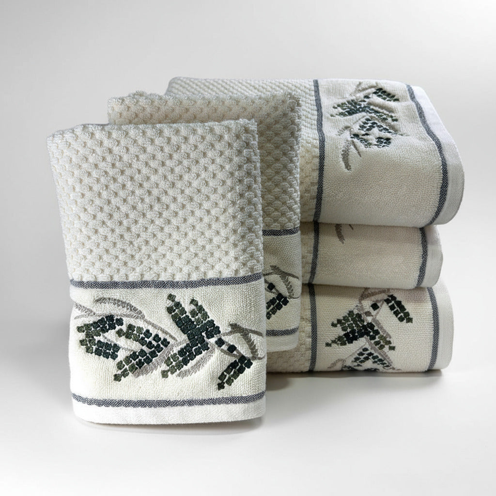 SENSES embroidery towel set 