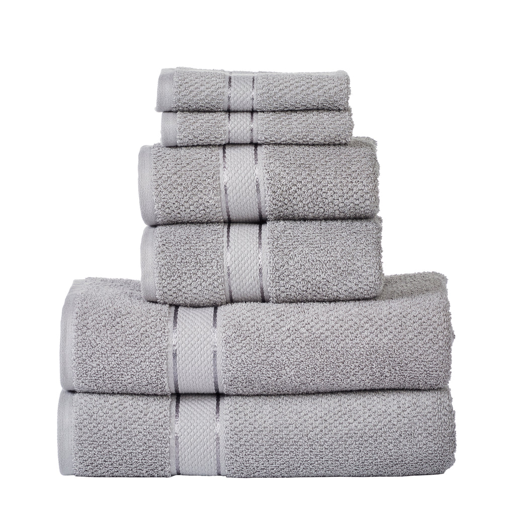 Erina Large Hand Towels in 100% Cotton, Popcorn Weave Texture for